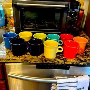 Fiesta coffee cups 8 ounce. Excellent condition